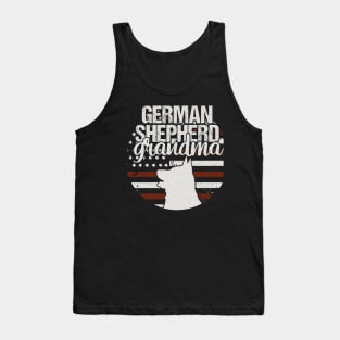 German Shepherd Grandma Tank Top